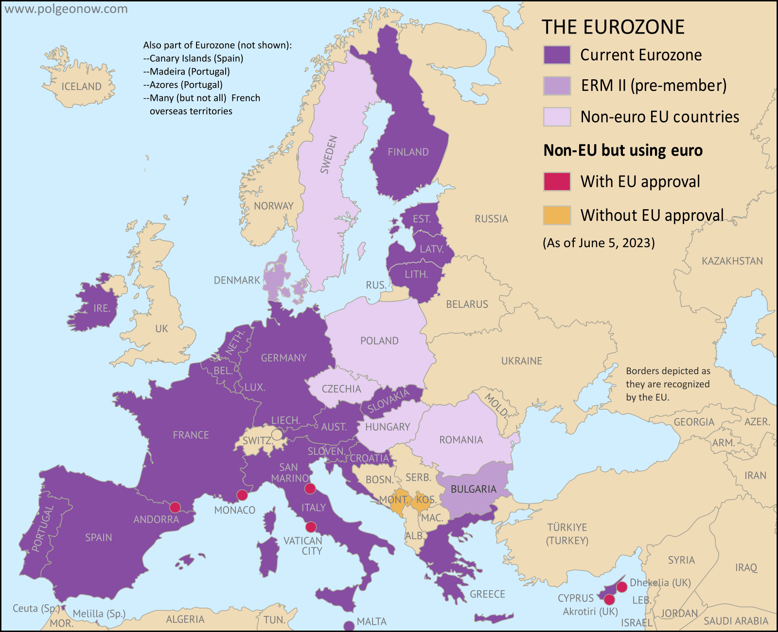 Currencies in European Union