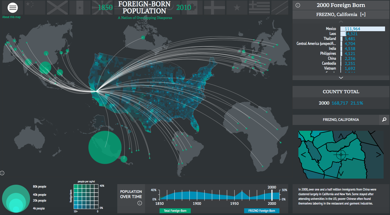 American diasporas map Geoawesomeness