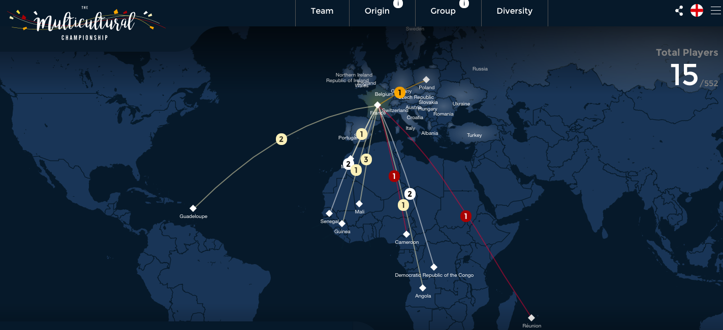 Euro 2016 map Geoawesomeness