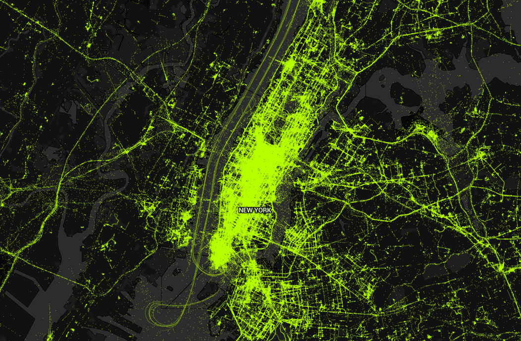 Human activity map