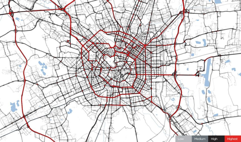 TomTom Milan Traffic before COVID-19