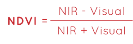 NDVI equation Drone Remote Sensing Geoawesome