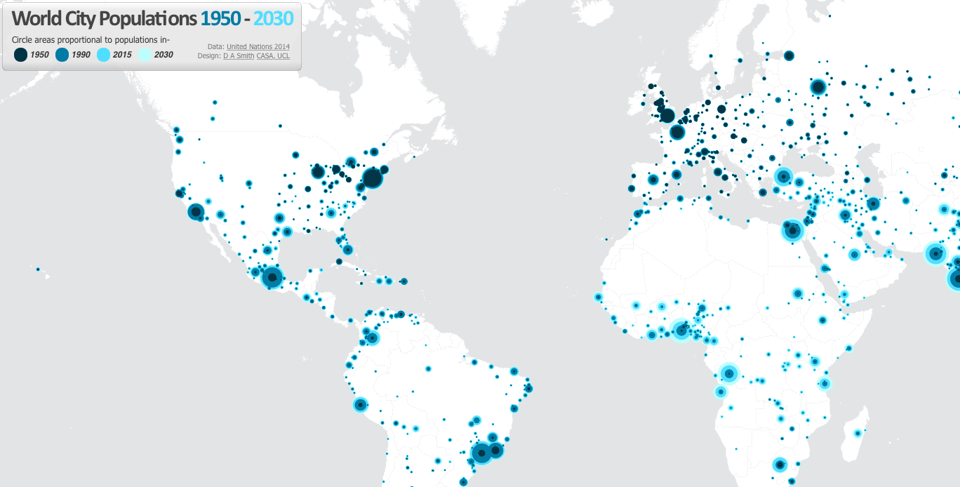 World City Population Geoawesomeness