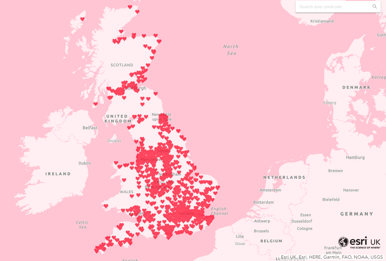 Valentine map