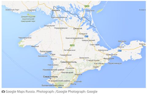 The role of Google Maps in the Russian invasion over Ukraine