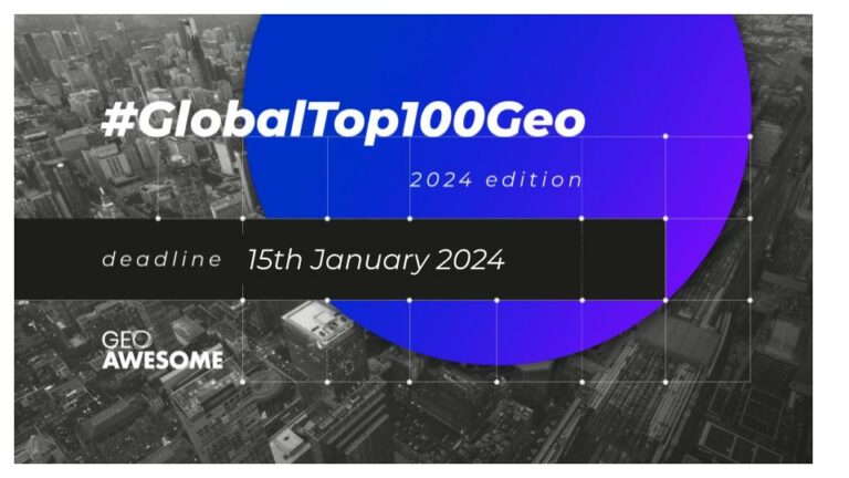 Deadline Extension: Nominations for the Global Top 100 Geospatial Companies of 2024 Now Accepted Until January 15th