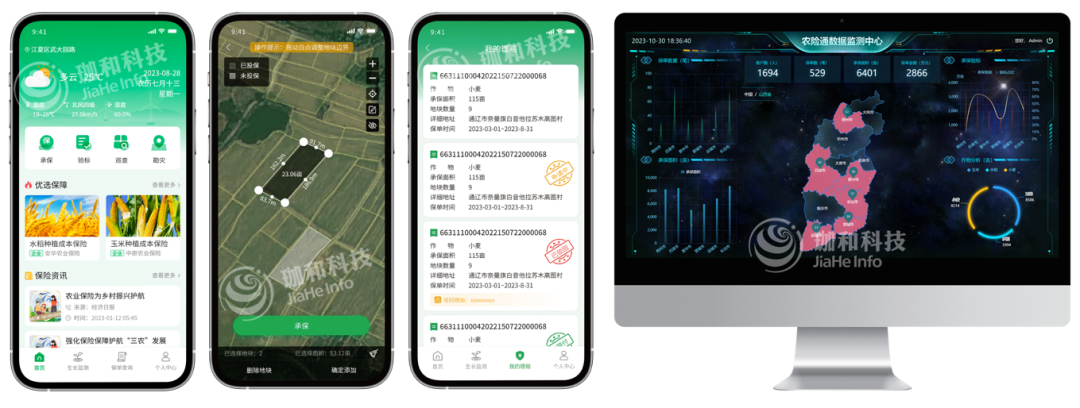 Agricultural Insurance Platform, Source: Jiahe Info