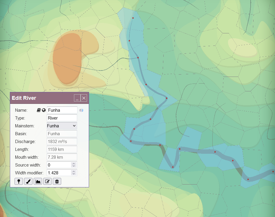 Azgaar's Fantasy Map Generator - landforms modelling