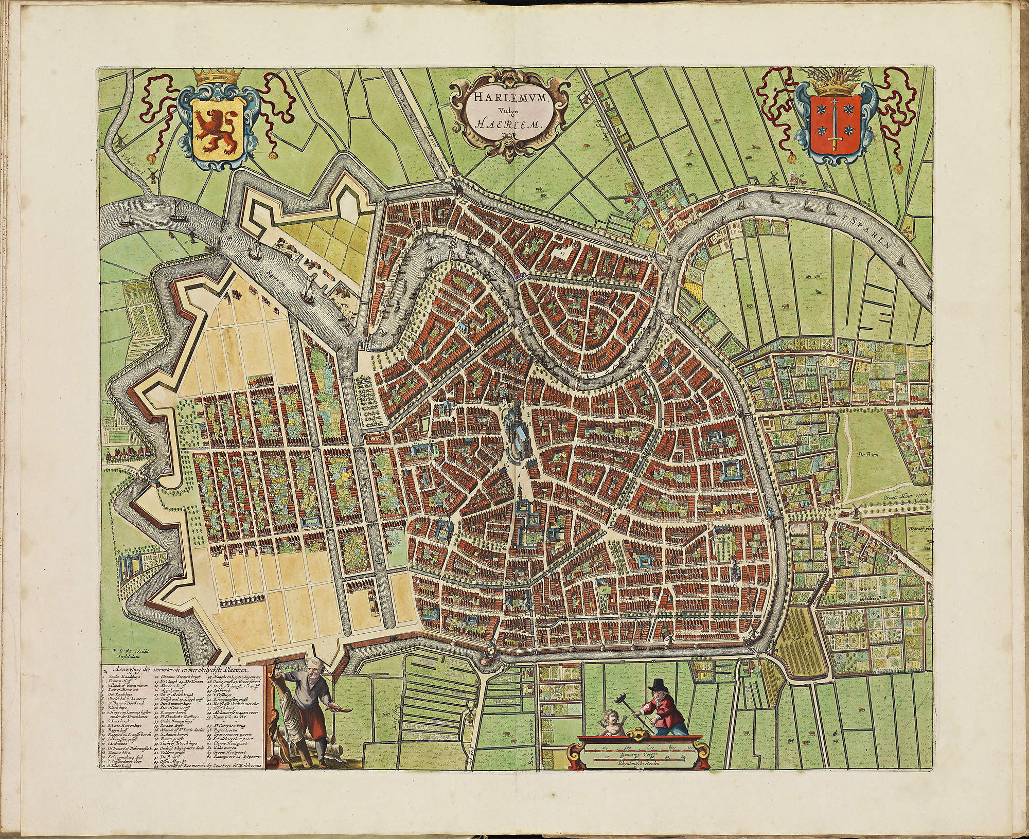 City Atlas De Wit Haarlem, 1698. Source: kb.nl