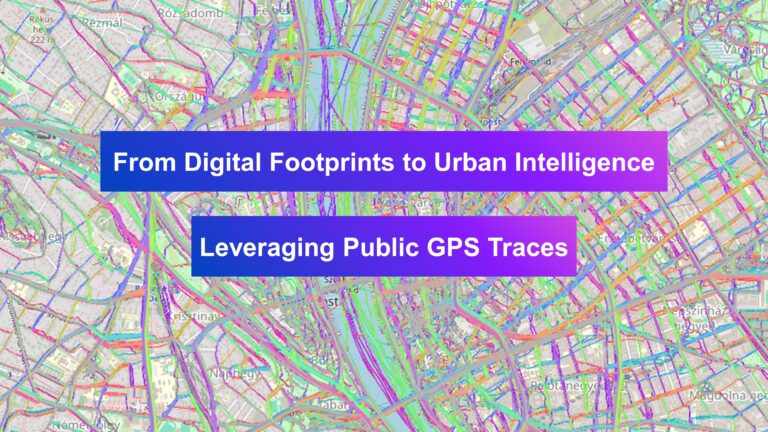 From Digital Footprints to Urban Intelligence: Leveraging Public GPS Traces