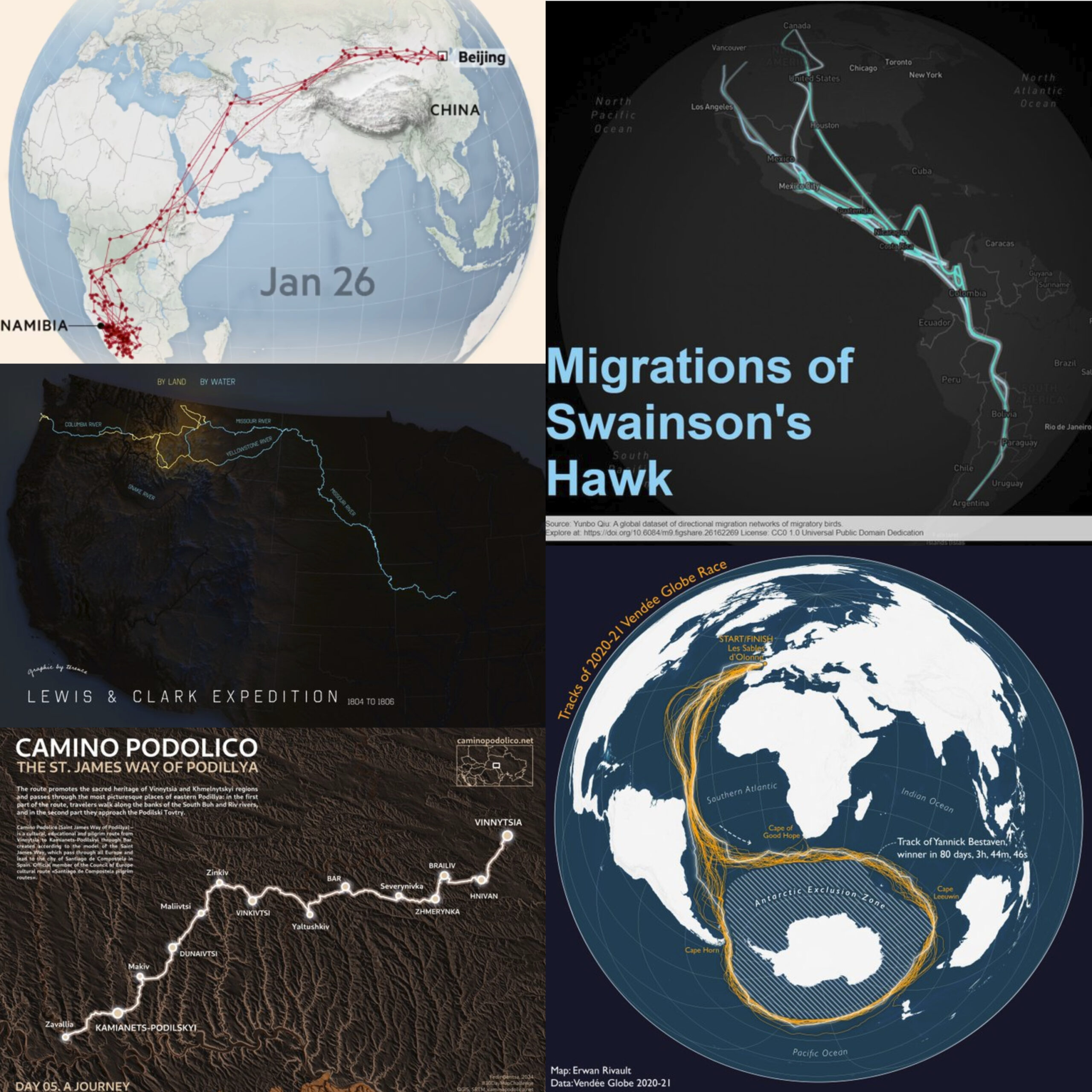 #30DayMapChallenge 2024 - a journey