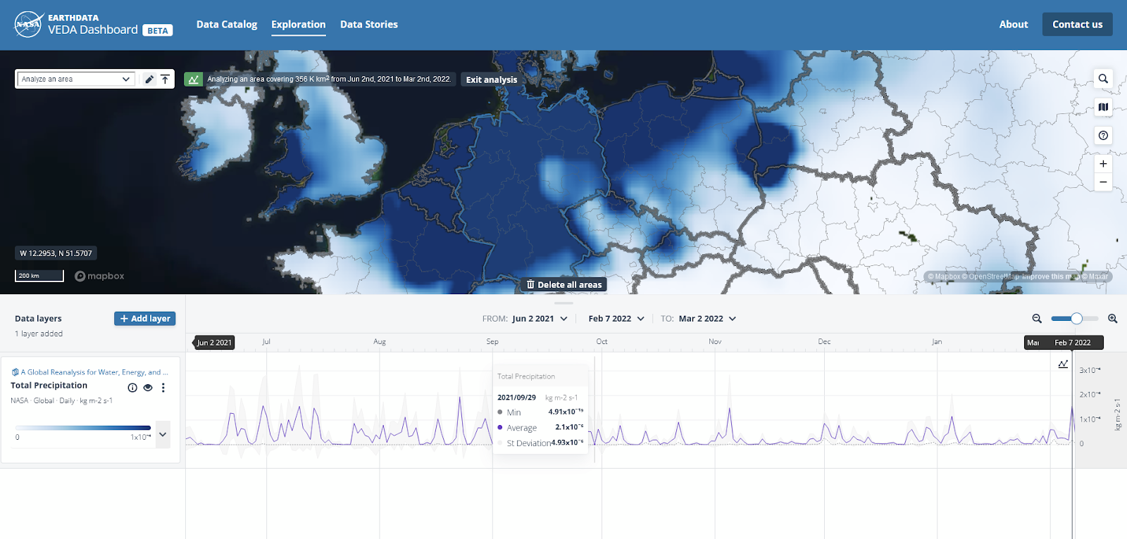 Spatio-temporal analysis of daily precipitation in Germany