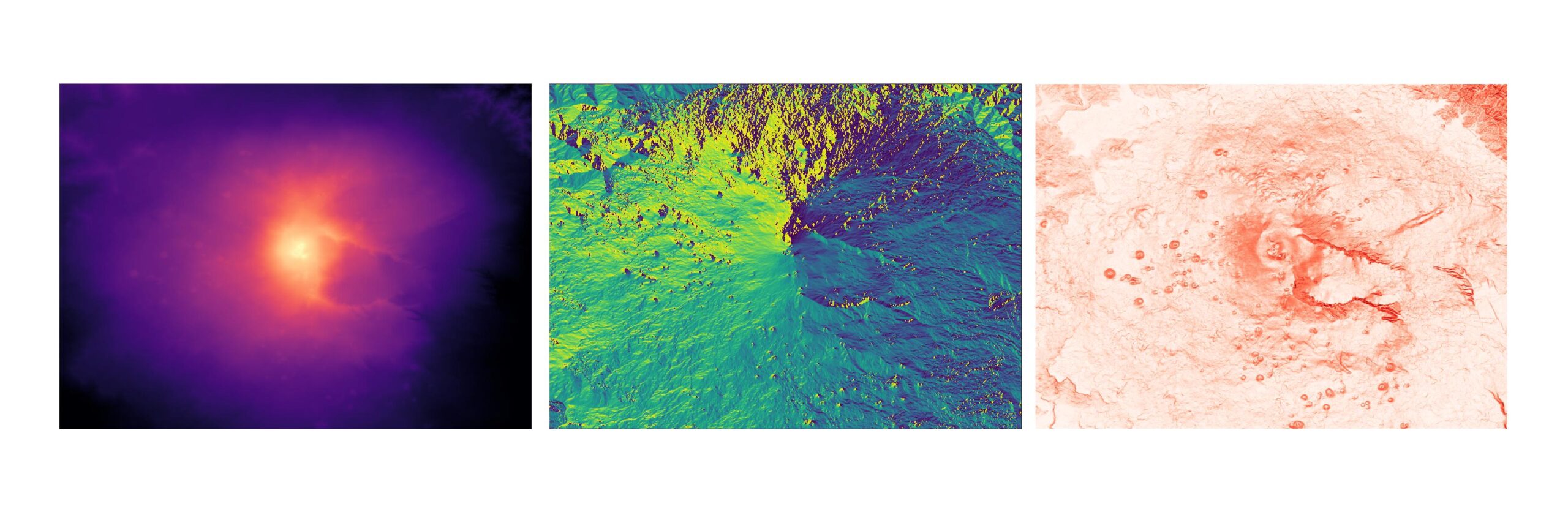 Case study: Height maps vs. Aspect vs. Slope