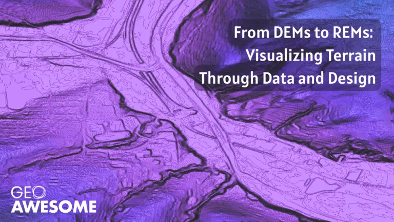 From DEMs to REMs: Visualizing Terrain Through Data and Design