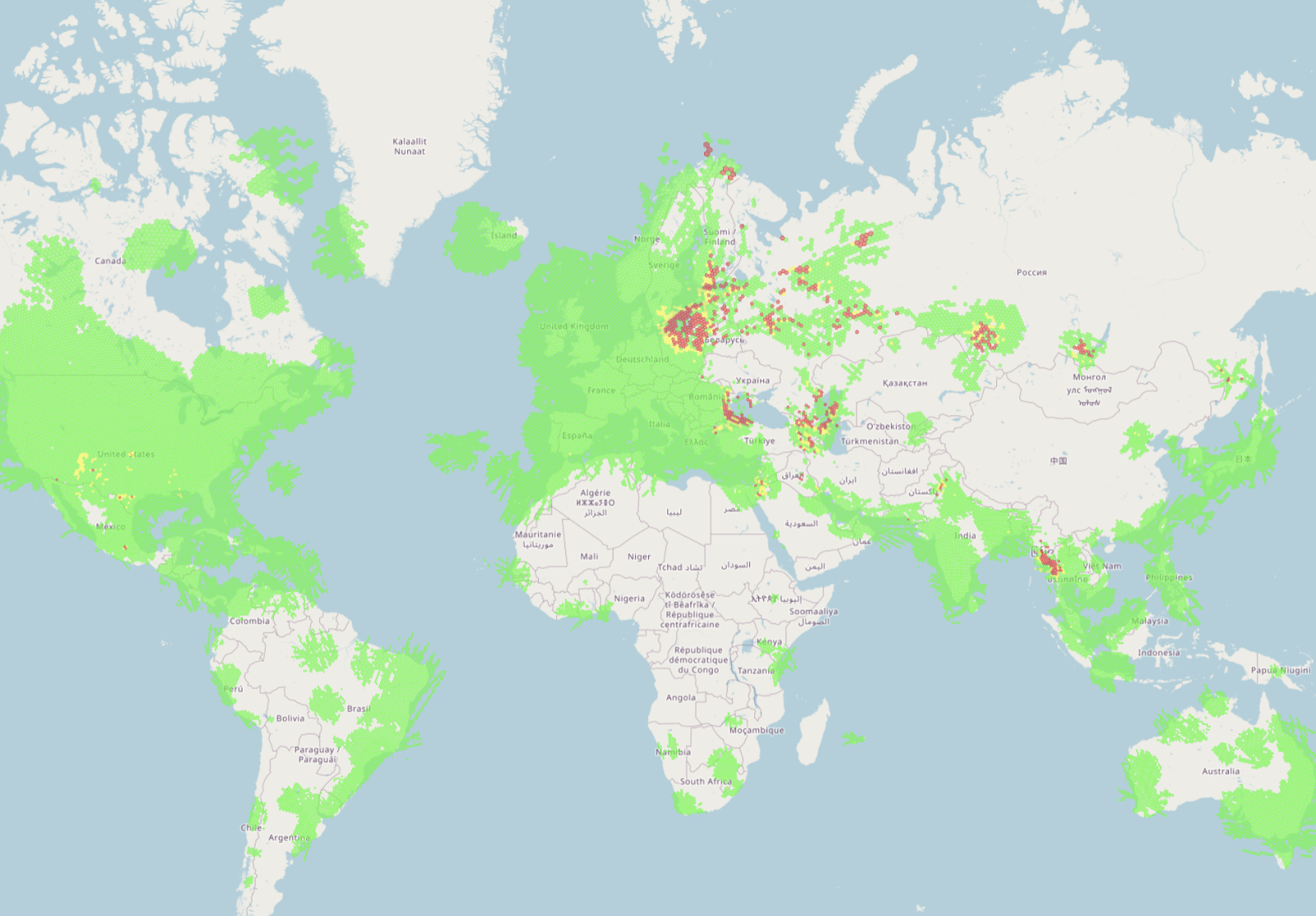 GPSJAM: Daily maps of GPS interference