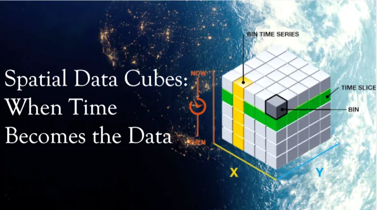 Spatial Data Cubes: When Time Becomes the Data