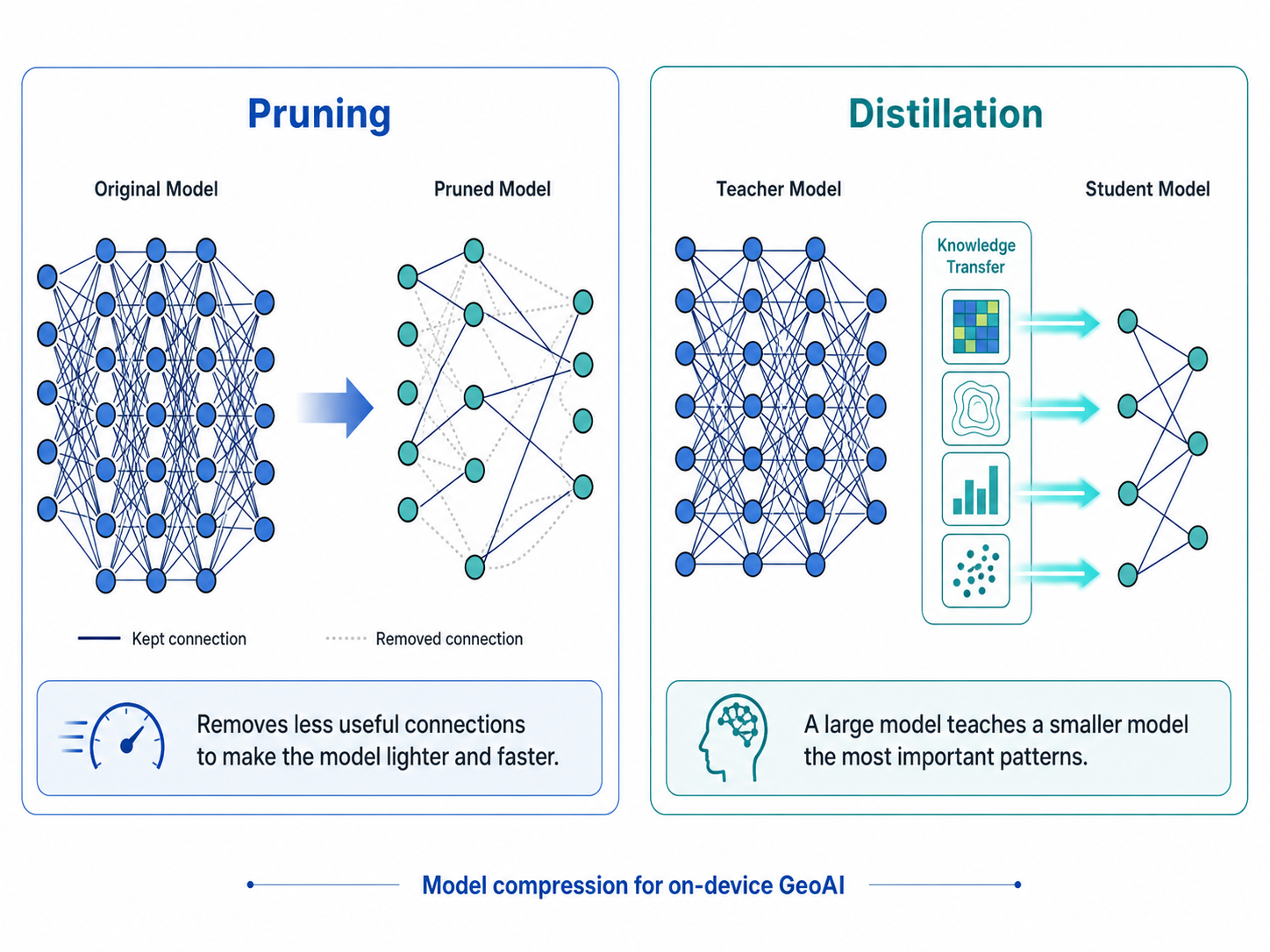 Field-Ready GeoAI: How Compressed Models are Enabling On-Device Intelligence