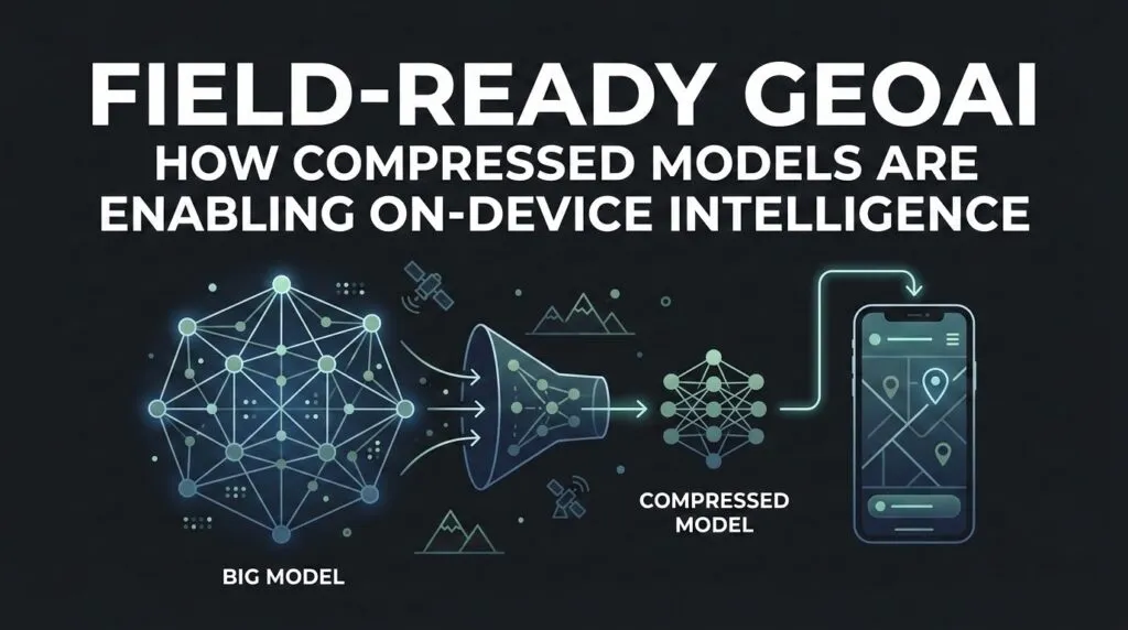 Field-Ready GeoAI: How Compressed Models are Enabling On-Device Intelligence