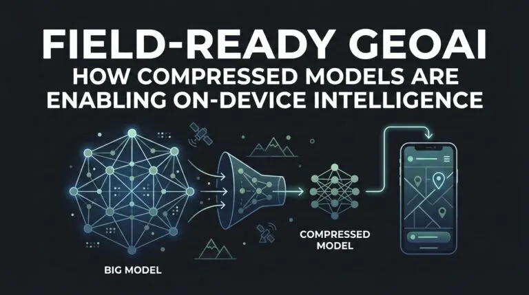 Field-Ready GeoAI: How Compressed Models are Enabling On-Device Intelligence