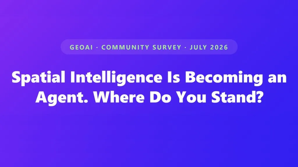 Spatial Intelligence Is Becoming an Agent. Where Do You Stand?