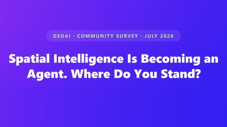 Spatial Intelligence Is Becoming an Agent. Where Do You Stand?