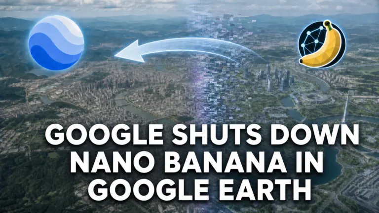 Google shuts down Nano Banana image generation in Google Earth after misuse concerns
