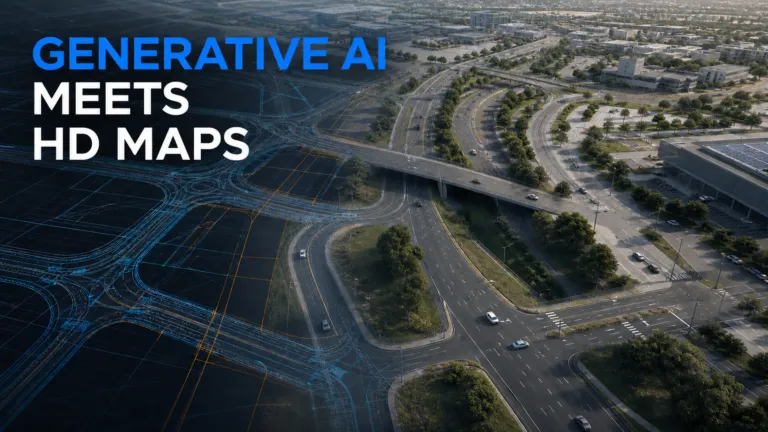 Lane-level HD road network transitioning from a digital blueprint to simulation