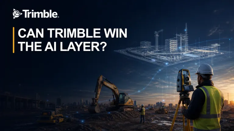 Trimble AI-native geospatial business analysis