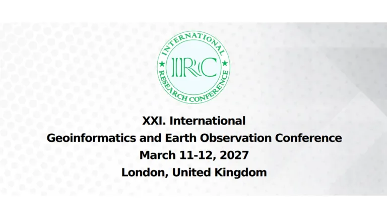 ICGEO 2027: 21. International Conference on Geoinformatics and Earth Observation